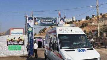 ۱۸۰ زائر اربعین به بیمارستان سیار مستقر در مرز باشماق مراجعه کردند