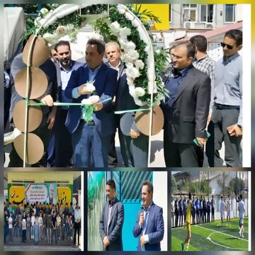 ۲ پروژه ورزشی مدارس و ۶ پروژه برق‌رسانی در بندرانزلی افتتاح شد