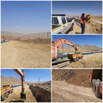 آغاز طرح بزرگ ایمن‌سازی محور ترانزیتی بروجن – لردگان با اجرای ترانشه‌برداری ۱۰ هزار مترمکعبی