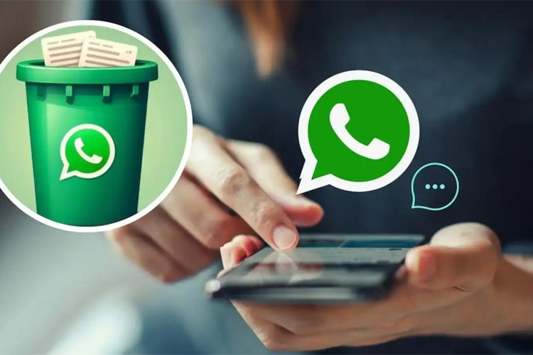 آموزش خالی کردن سطل زباله مخفی واتساپ در اندروید