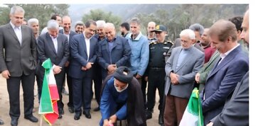 آیین کلنگ‌زنی زیرگذر میدان وحدت رودبار برگزار شد