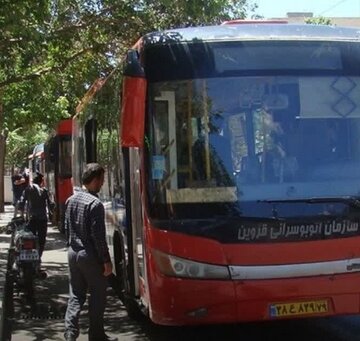 اتوبوس‌های شهری قزوین رایگان می‌شوند