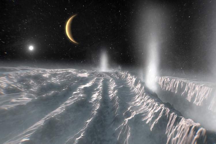 انسلادوس زیر ذرهبین: ترکیبات آلی ناشی از اقیانوس یا تابش سطحی؟