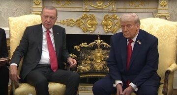 ترامپ در دیدار با اردوغان: به درخواست عربستان، ترکیه و قطر، تحریمهای سوریه را لغو کردیم