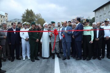 تقاطع غیرهمسطح نیروی دریایی رشت به بهره برداری رسید