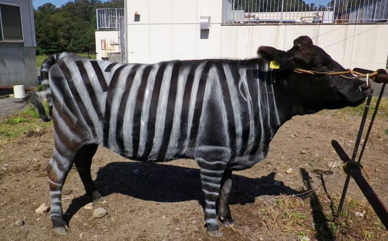 جایزه نوبل طنز برای دانشمندانی که گاوها را به شکل گورخر درآوردند!