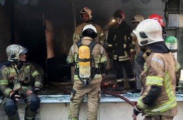 جزئیات شهادت آتشنشان مشهدی در حریق کارگاه چوب و مبل/ عکس