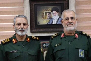 دیدار رئیس ستادکل نیروهای مسلح با فرمانده کل سپاه/ سردار پاکپور: ماموریت راهبردی سپاه صیانت از آرمانهای انقلاب اسلامی است