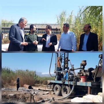 رفع کمبود آب شرب رودبار با حفاری چاه عمیق جدید در جمال‌آباد