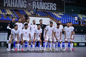 طوفان ملیپوشان فوتسال ایران در اولین بازی مقدماتی