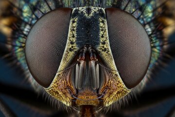 مگسها چگونه دنیا را میبینند؟