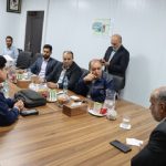 نشست محمدرضا صباغیان با مدیرعامل و تعدادی از مسئولان شرکت سنگ‌آهن مرکزی ایران