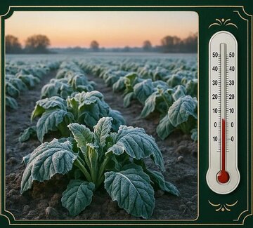 هشدار هواشناسی چهارمحال و بختیاری نسبت به سرمازدگی محصولات کشاورزی