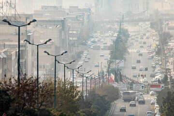 هوای تهران در وضعیت زرد