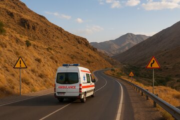 واژگونی ایسوزو در محور کوهرنگ به  بیرگان / یک کشته و سه زخمی