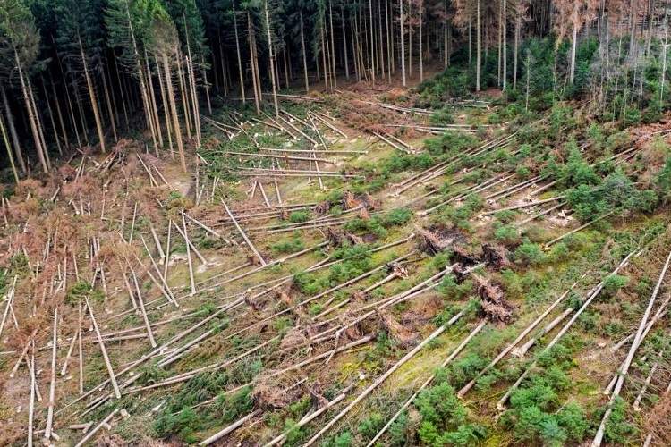 پهپادها به کمک ایرلند برای بازسازی سریع شبکه برق آمدند