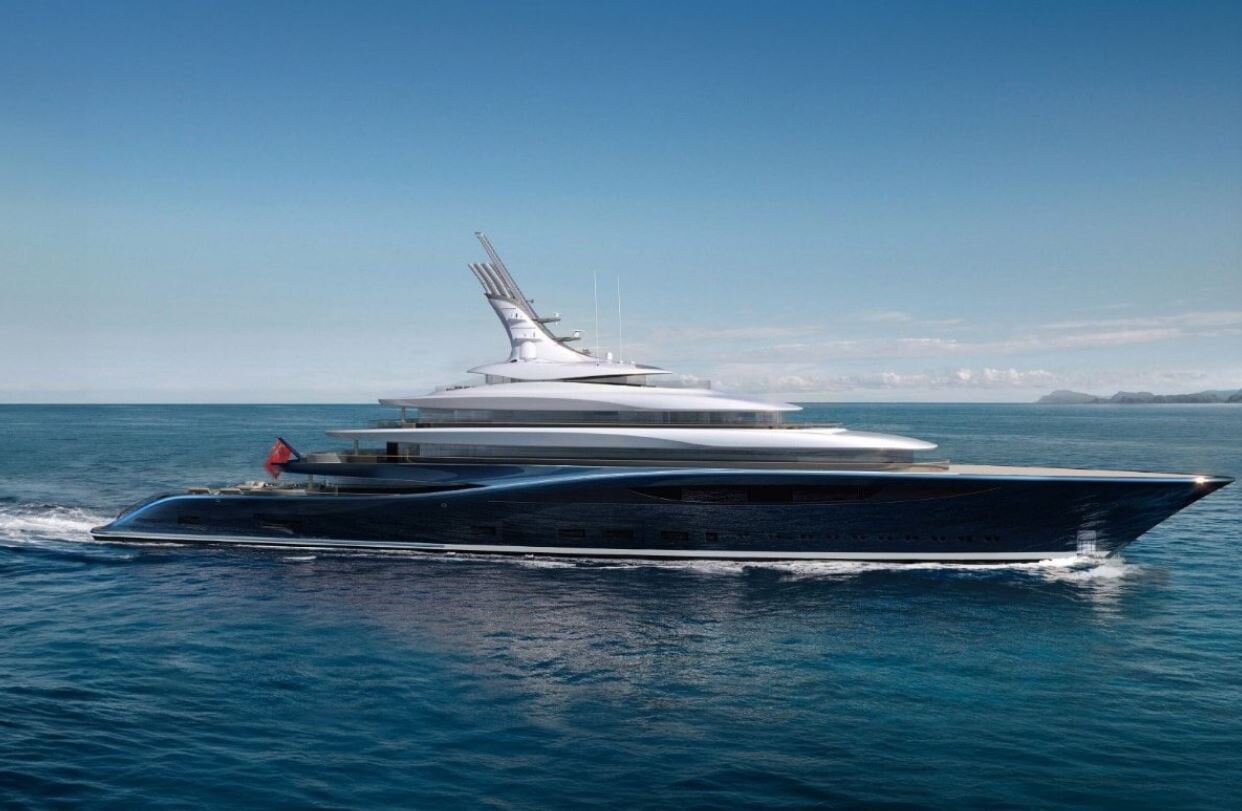 کشتی بیل گیتس رکورد شکست / غول ۱۲۰ متری گرانقیمت