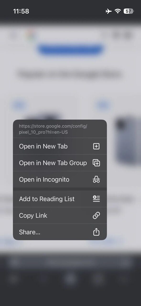 «گوگل کروم» در آیفون شیشهای شد