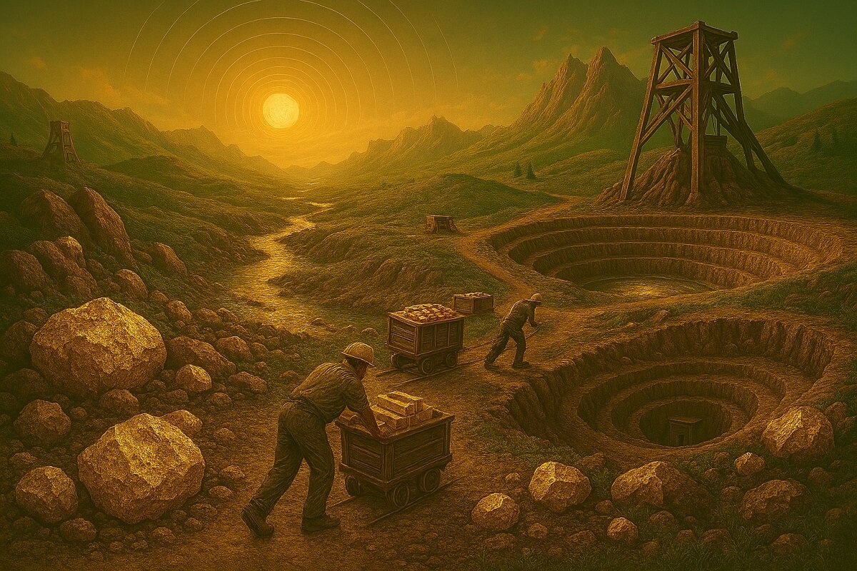 ۹۹% طلای کره زمین هنوز کشف و استخراج نشده!