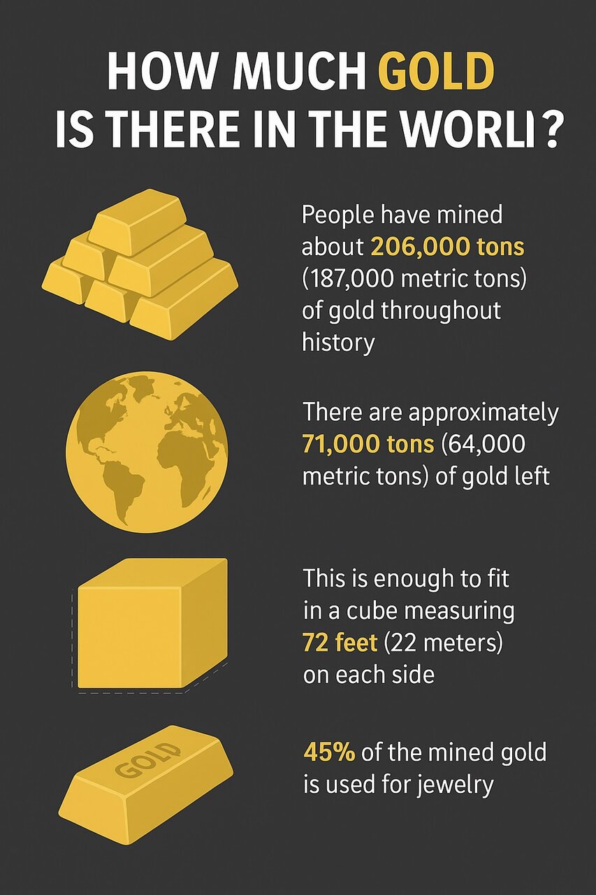 ۹۹% طلای کره زمین هنوز کشف و استخراج نشده!