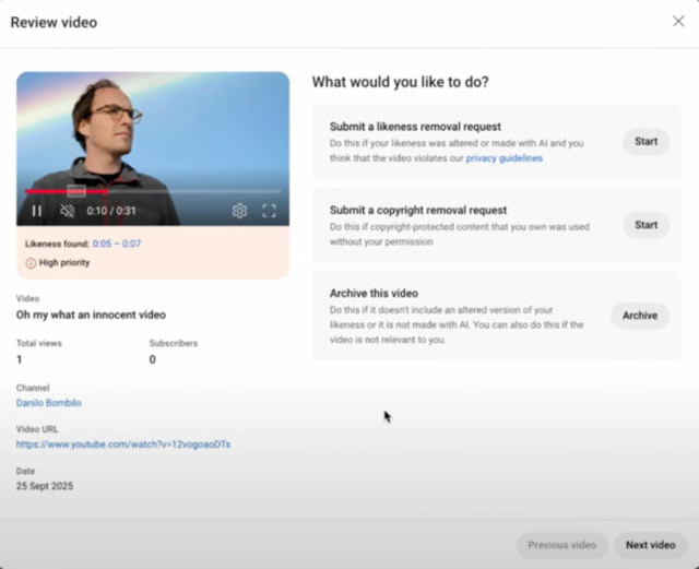 ابزار جدید یوتیوب برای مقابله با سوءاستفاده از چهره و صدای کاربران رونمایی شد