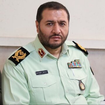 ارتقاء درجه جانشین فرمانده انتظامی استان سمنان