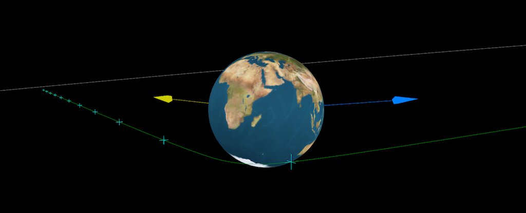 از بیخ گوش زمین گذشت / سنگ فضایی از چند کیلومتری ما رد شد، و تازه بعد از عبورش فهمیدیم!