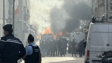 انفجار در نزدیک دفتر نخست وزیری فرانسه هنگام گردهمایی رهبران سیاسی