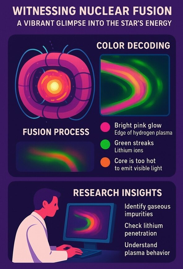 اولین تصویر تمامرنگی ثبت شده از همجوشی هستهای