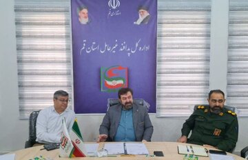 برگزاری جلسه هماهنگی رزمایش دانش‌آموزی به ریاست مهدی متقیان مدیرکل پدافند غیرعامل استان قم