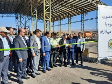 بهره برداری از خط دوم ایستگاه بازرسی مرصاد در جاده کرمان – بم