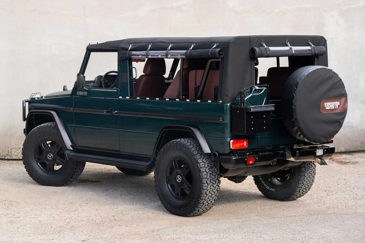 تبدیل مرسدس G کلاس نظامی به شاسیبلند هشتنفره با موتور آمریکایی!
