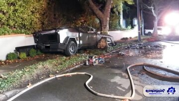 تسلا متهم به مرگ سه سرنشین شد /عکس