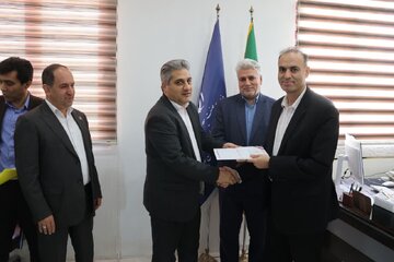 تودیع و معارفه رییس اداره صمت شهرستان بهارستان