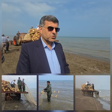 حدودا ۱۰۰۰ نفر در آستانه اشرفیه صید و صیادی را آغاز کردند