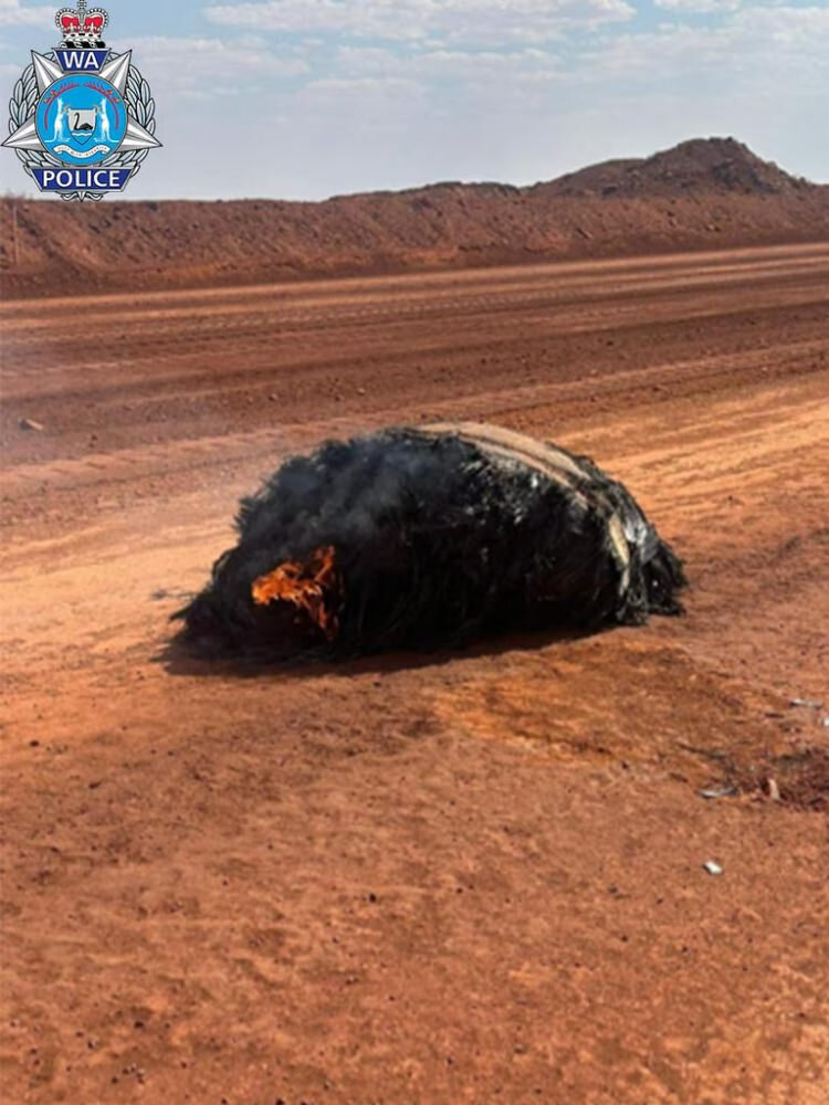 سقوط جسم شعله‌ور مرموز در استرالیا / احتمالاً بقایای یک موشک است