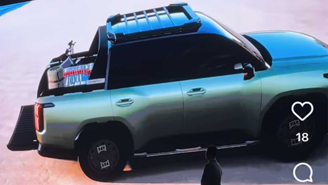 شاسی‌بلندی که به وانت تبدیل می‌شود! /عکس