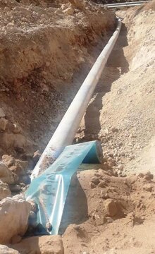 شش کیلومتر لوله گذاری برای تامین آب درشهرستان کیار