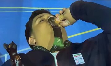 مدال طلای فوق سنگین وزنه برداری زودتر از موعد به ایران رسید!