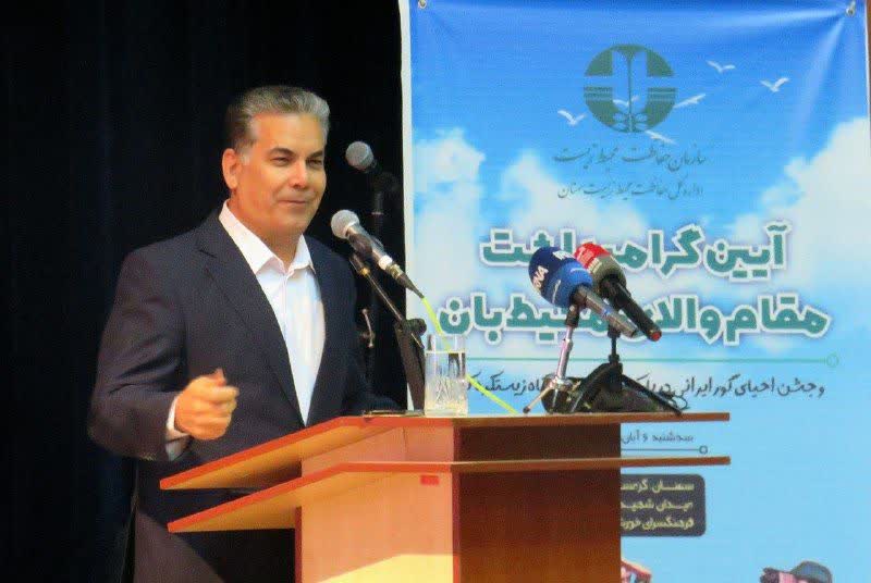 معاون رئیس‌جمهور در گرمسار: گورخر ایرانی به پایداری اکولوژیکی رسید / آزادی محیط‌بان خوارزمی در روز ملی محیط‌بان