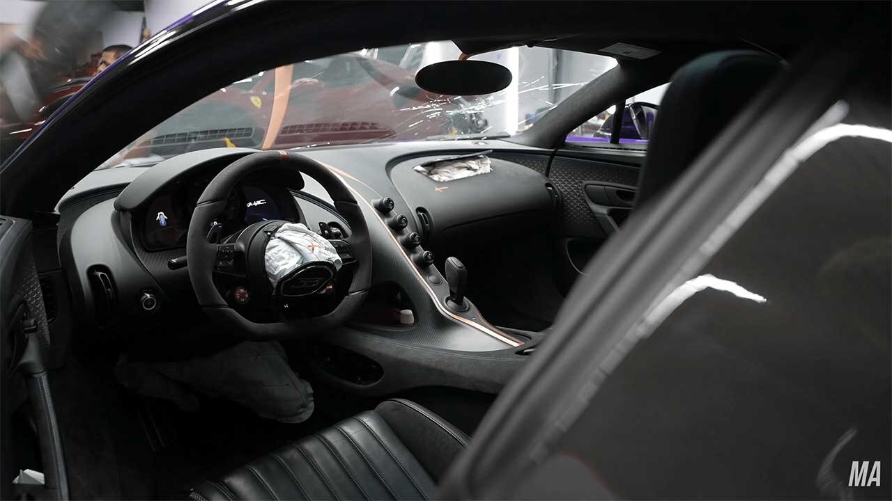 نتیجه ترسناک تصادف بوگاتی با وانت ارزان ژاپنی!