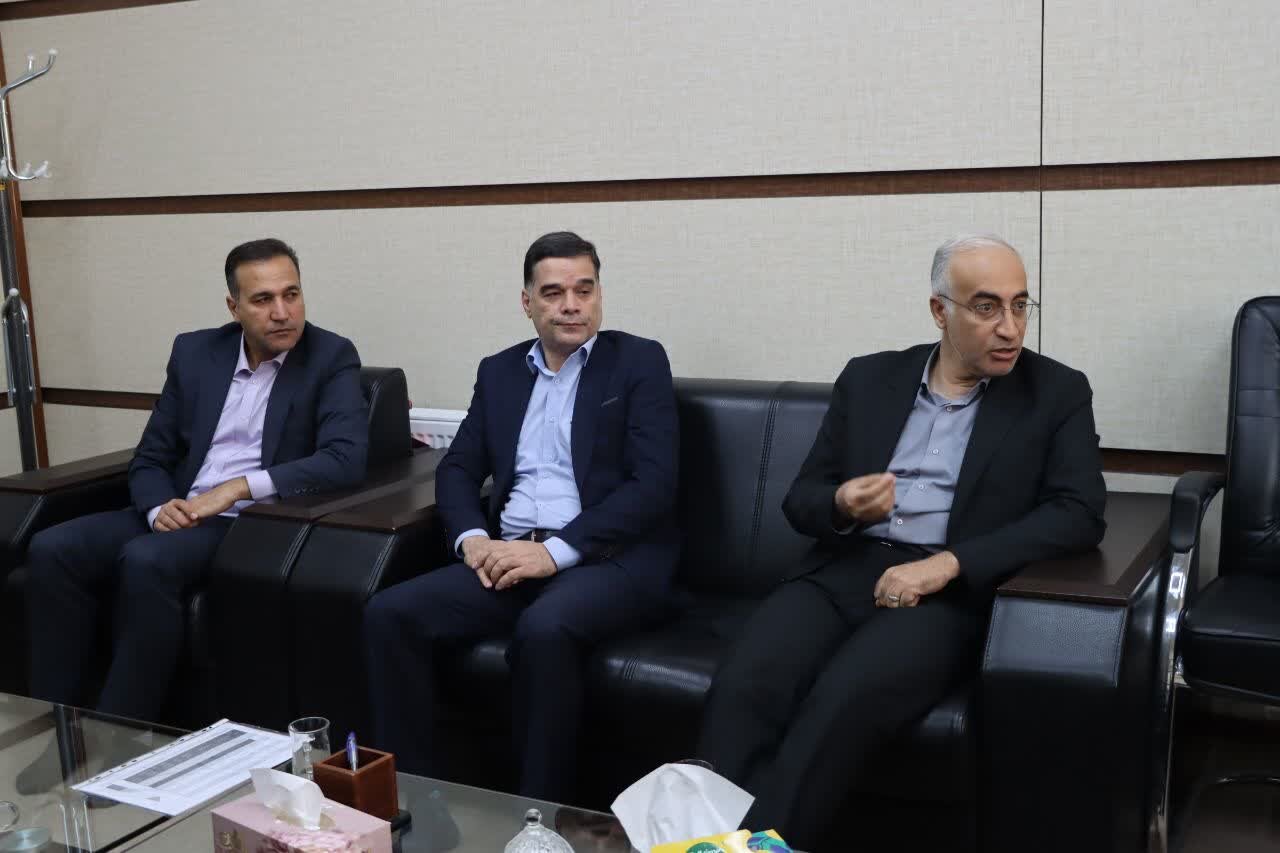 نشست محمدرضا صباغیان با مدیر عامل برق منطقه ای استان یزد