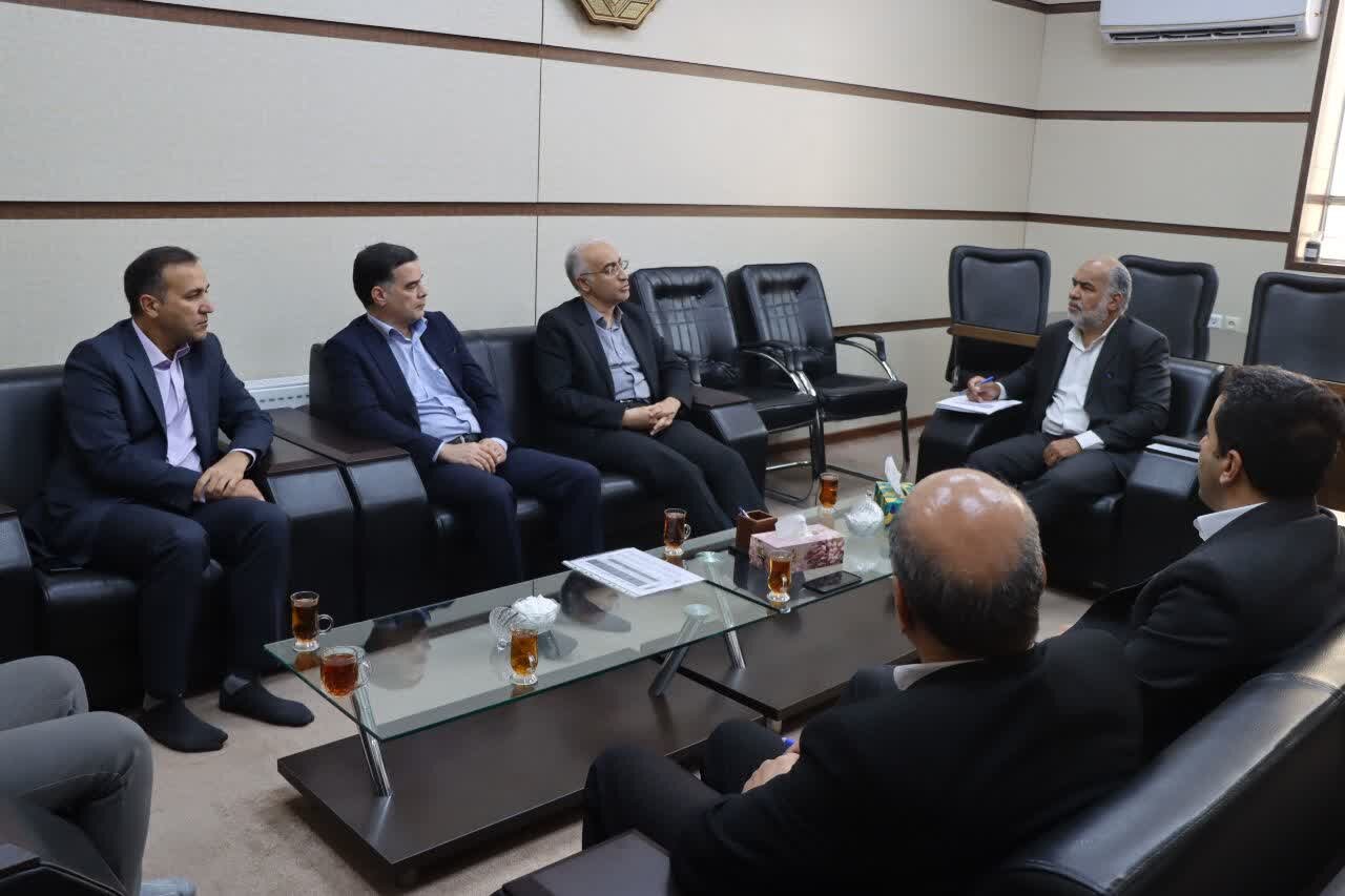 نشست محمدرضا صباغیان با مدیر عامل برق منطقه ای استان یزد