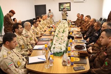 نشست مرزی فرماندهان مرزبانی استان کردستان جمهوری اسلامی ایرانی و منطقه یکم جمهوری عراق