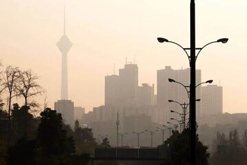 هوای تهران نارنجی شد