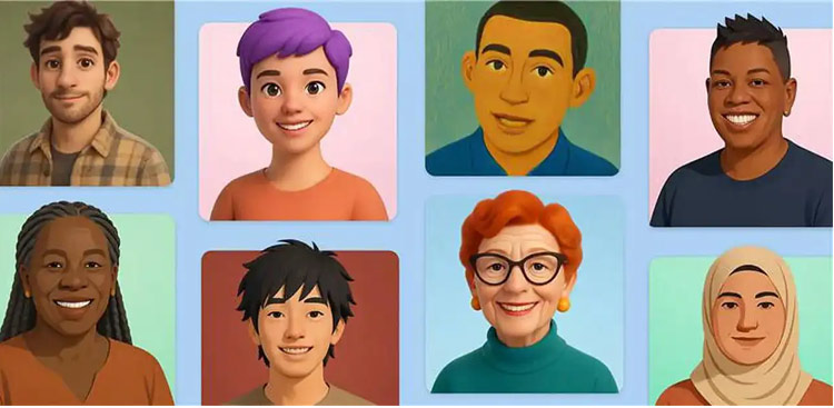 پرتره‌های Copilot: مایکروسافت به هوش مصنوعی چهره انسانی می‌بخشد