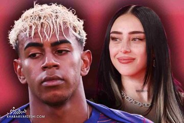 پرواز عاشقانه لامین یامال و نیکی نیکول در آسمان کرواسی