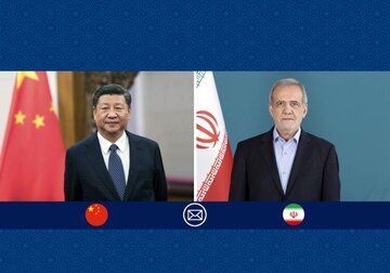 پیام پزشکیان به شی جی پینگ/ چین زمینهساز رفاه مشترک برای کشورهای جهان شده است