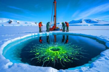 کشف حیات پنهان زیر یخهای قطب شمال