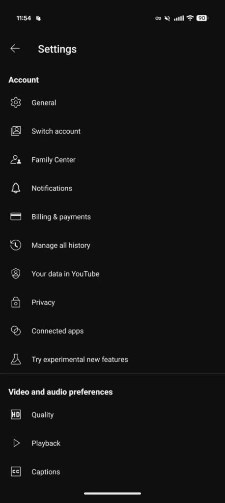 تغییرات یوتوب
